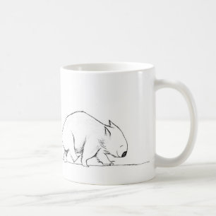 Happy Walking Wombat Coffee Mug