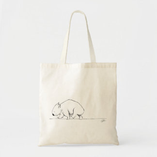 Happy Walking Wombat Tote
