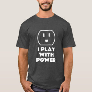 Happy Wall Socket t shirt for electrician