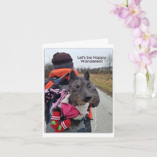 Happy Wanderer Card (Orchid)