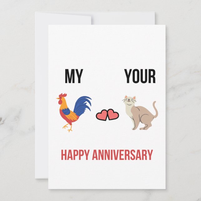 Happy Wedding Anniversary Card (Front)