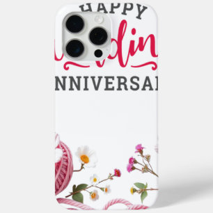 Happy wedding anniversary  iPhone 15 pro max case