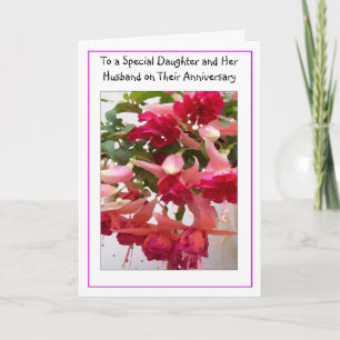 Happy Wedding Anniversary Daughter And Husband Card