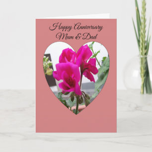 Happy Wedding Anniversary Mother And Father Card
