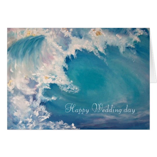 Happy wedding day card