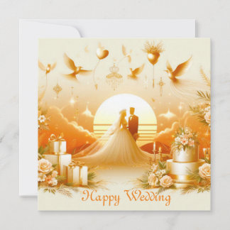Happy Wedding Greeting Cards