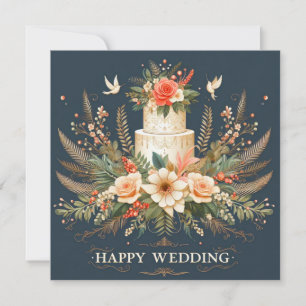 Happy Wedding Greeting Cards