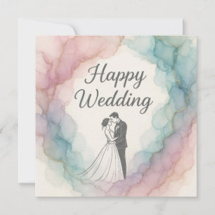 Happy Wedding Greeting Cards