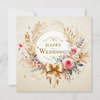 Happy Wedding Greeting Cards