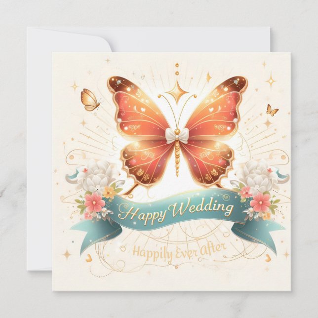 Happy Wedding Greeting Cards  (Front)