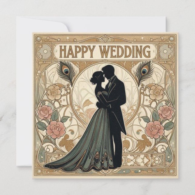 Happy Wedding greetings Cards (Front)