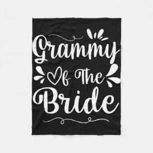 Happy Wedding Married Day Husband Wife Grammy Of T Fleece Blanket