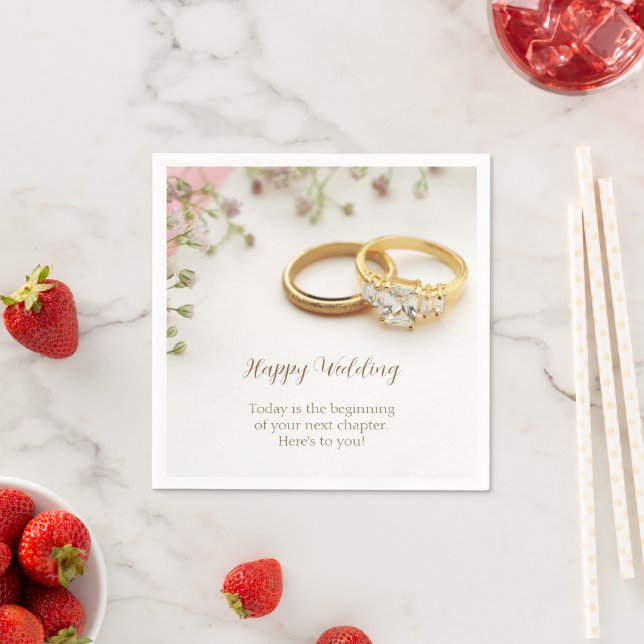 Happy Wedding Napkin (Insitu)