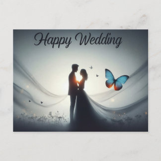 Happy Wedding Postcards 