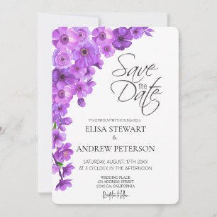 Happy Wedding Romantic Floral Wedding Invitation