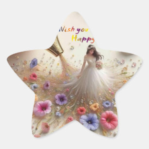 Happy Wedding sticker