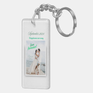 Happy Wedding Vision Board Acrylic Keychain