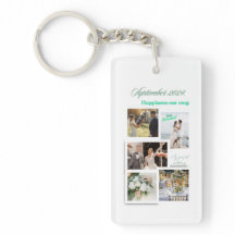 Happy Wedding Vision Board Acrylic Keychain