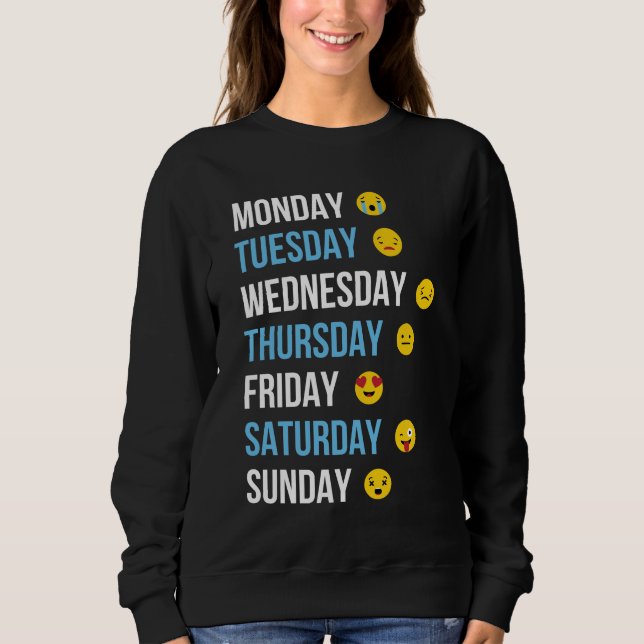 Happy Weekend Funny Quote Sweatshirt (Front)