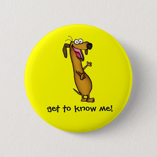 Happy Weenie Button (Front)