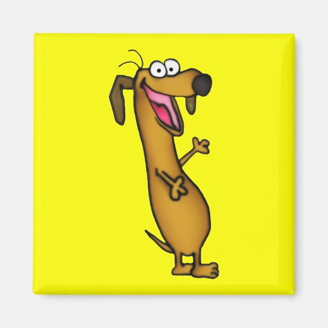 Happy Weenie Magnet (Front)