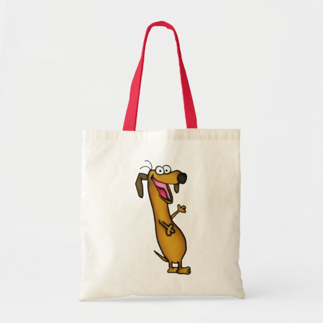 Happy Weenie Tote Bag (Front)