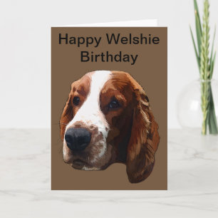 Happy Welshie Birthday Card