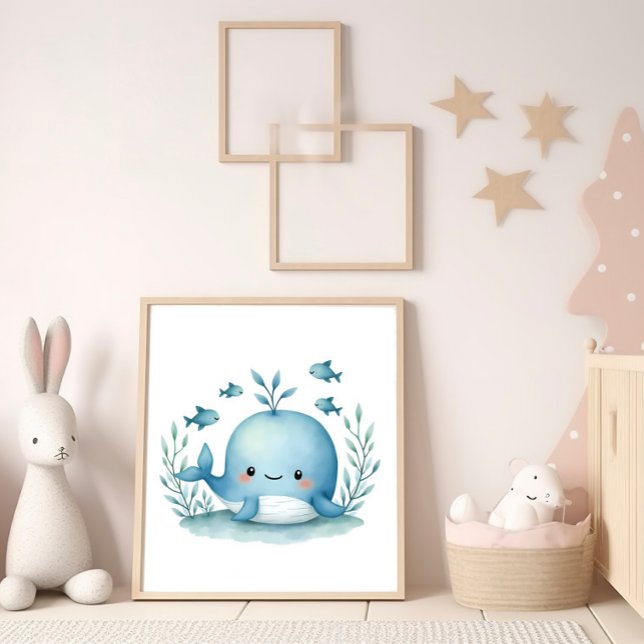 Happy Whale Poster (Creator Uploaded)