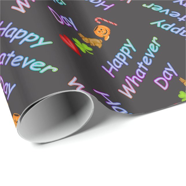 Happy Whatever Day Wrapping Paper (Roll Corner)