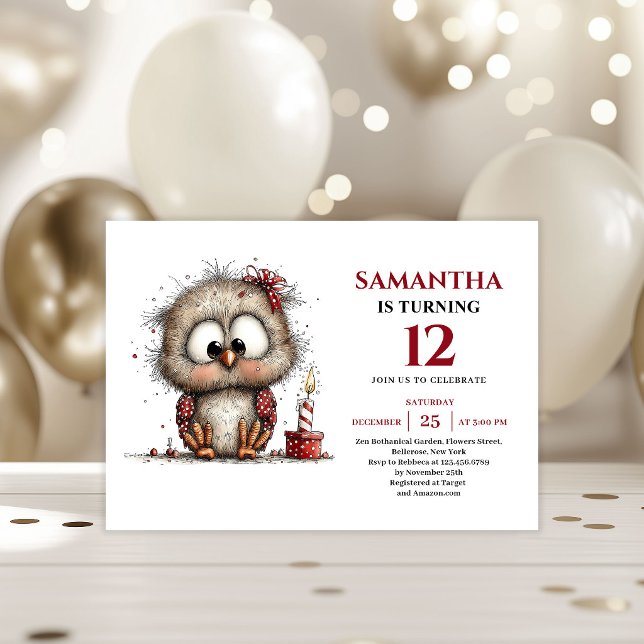 Happy Whimsical animals Party Theme kids birthday  Invitation (Happy Whimsical animals Party Theme kids birthday invitation

)