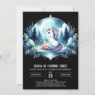 Happy Whimsy Horse Birthday Invitation