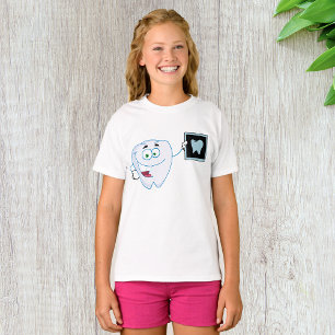 Happy White Tooth Girls T-Shirt