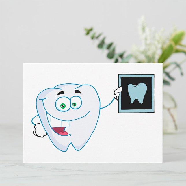 Happy White Tooth Invitations (Creator Uploaded)
