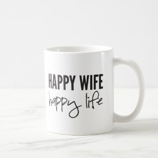 Happy Wife Happy Life Coffee Mug