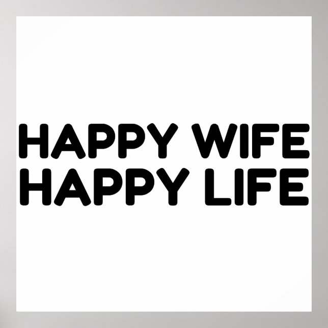 Happy Wife Life Poster (Front)