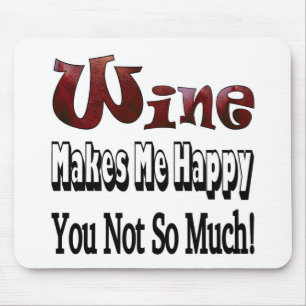 Happy Wine Mouse Pad