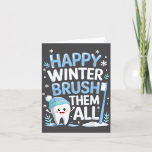 Happy Winter Bruhem All Teeth Dental Dentist Chris Card