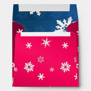 Happy Winter Holiday Snowy Fairy Tale Red Envelope