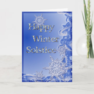 Happy Winter Solstice Holiday Card
