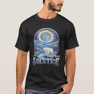 Happy Winter Solstice Yule Polar Bear T-Shirt