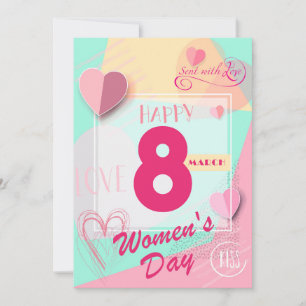 Happy Women’s day! 8th March International Holiday Card