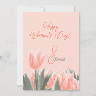 Happy Women’s day! 8th March International Spring  Holiday Card