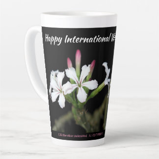 Happy Women's Day 2026 by RoseWrites Latte Mug