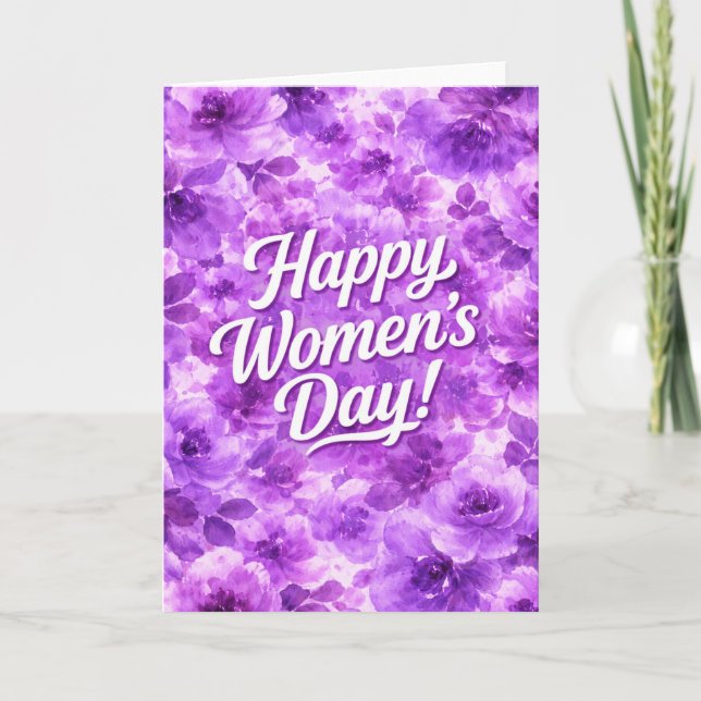 Happy Women's Day Card (Front)