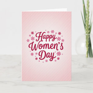 Happy Womens Day Greeting Card