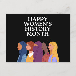 Happy Women's History Month Postcard