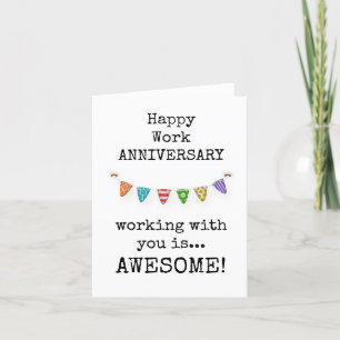 Happy Work Anniversary Card