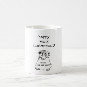 Happy Work Anniversary, Coworker, Boss Gift Coffee Mug