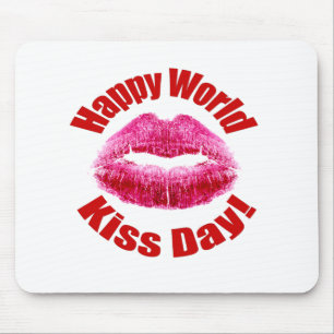 Happy World Kiss Day! Mouse Pad