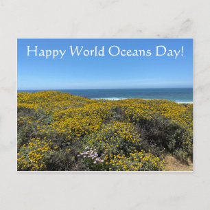 Happy World Oceans Day! Postcard